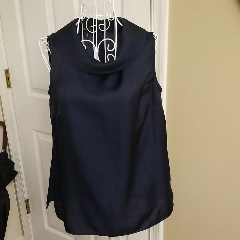 Dark Navy Talbots top - Picture 1 of 7